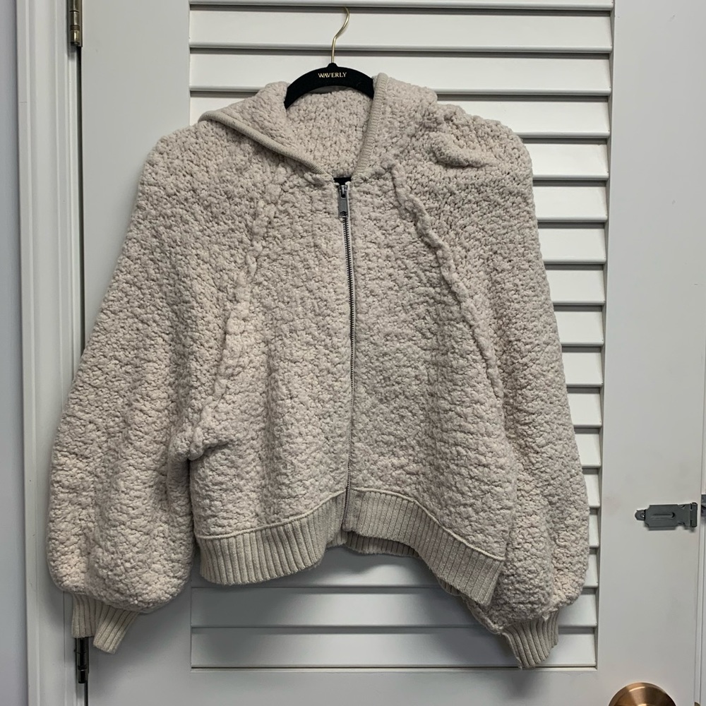 Free People Knit Zip-Up Size XS